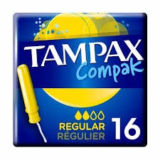 Тампони Tampax Compak Regular Duo з апл.препак.короб №16